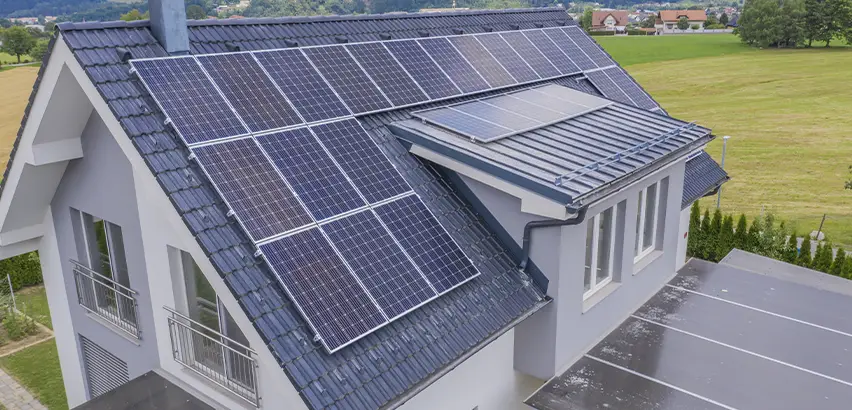 Residential Solar Roof Installation in Crystal Lake