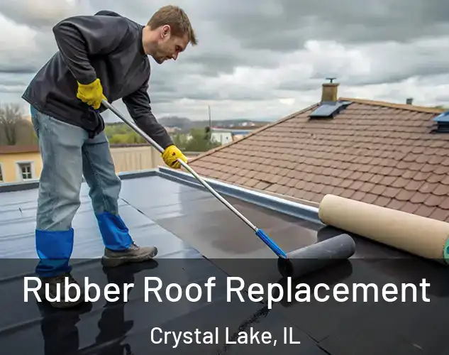  Rubber Roof Replacement Crystal Lake, IL
